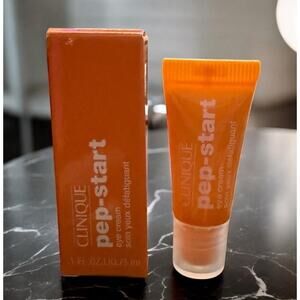 CLINIQUE Pep-Start Eye Cream Hydrate Depuff .1 fl oz (Travel Size) NIB